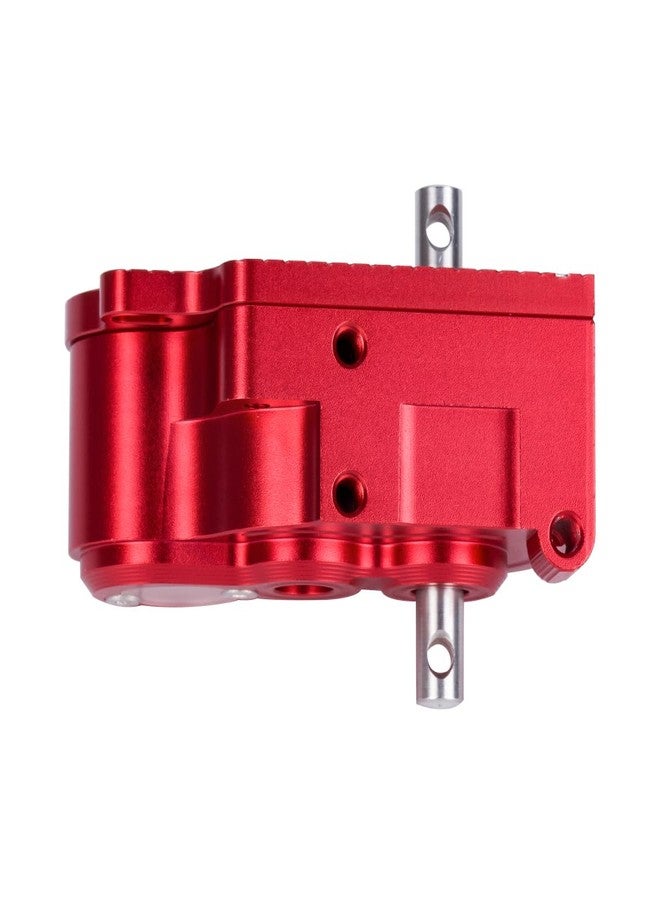 YSKMLOLP SCX10 TRX4 Gearbox,LCG Crawler R2 Metal Transmission Low Center of Gravity Gearbox for 1/10 RC Car SCX10 TRX4 RC4WD Capra Axle DIY Chassis(Red) - Image 4